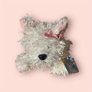 Webkinz White Terrier with Code